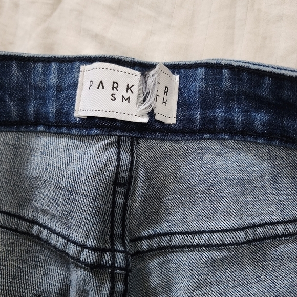 NWT Parker Smith Anti-Fit Straight Leg Folded Hem "Harley" Jeans size 27 - Picture 4 of 7